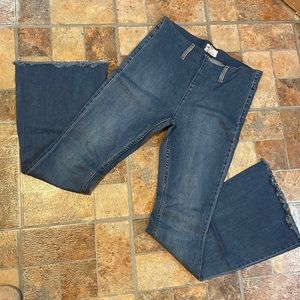 Free People Penny Pull Up flare jeans size 31